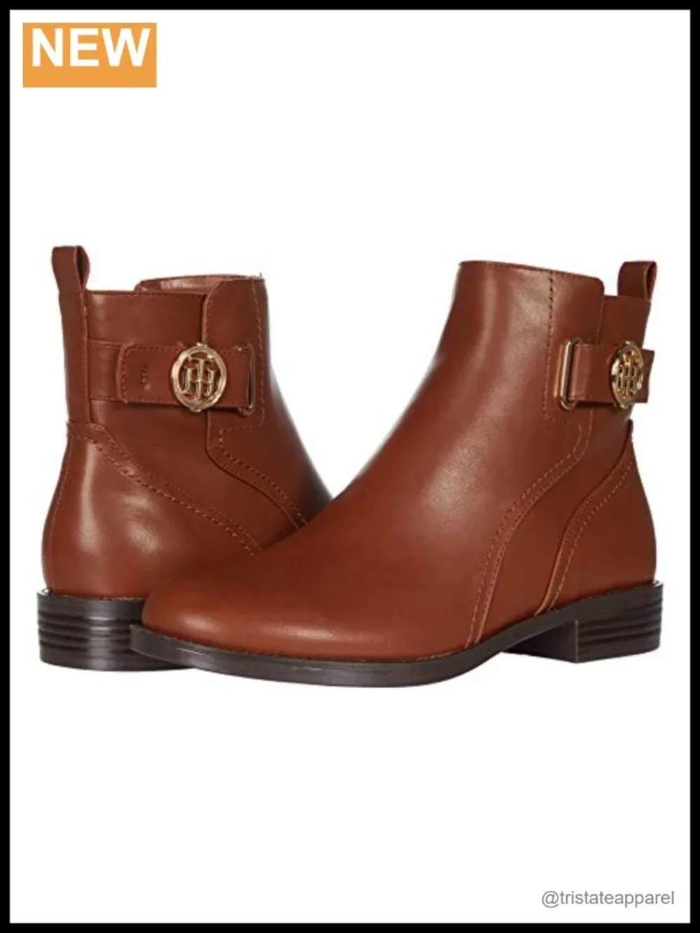 Faux Leather Round Toe Chelsea Ankle Boot Side Zip